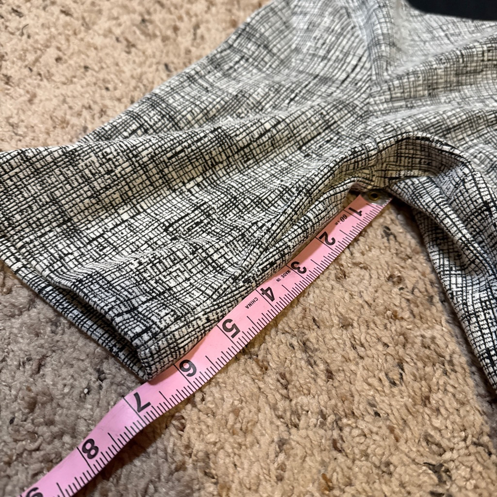 Women's Lands' End Black White Plaid Dress 14 - Picture 7 of 11